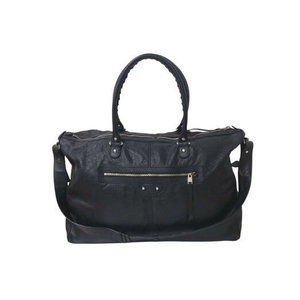 Balenciaga Weekender Bag Black Lambskin